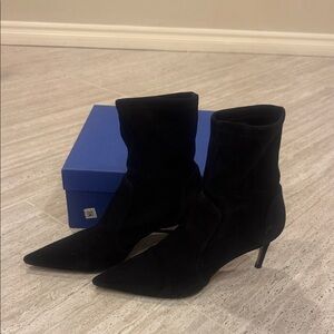 Stuart Weitzman Black Heeled Boots